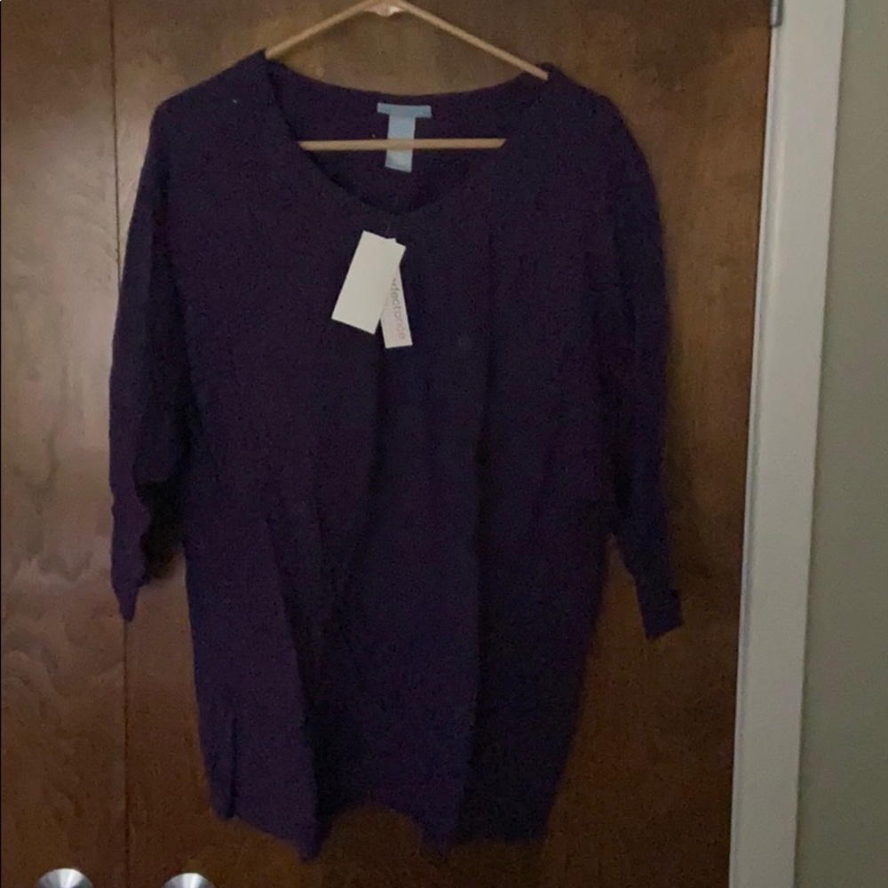 Liz&Me purple top